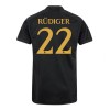 Real Madrid Rudiger 22 Tredjedrakt 2023-24 Kortermet